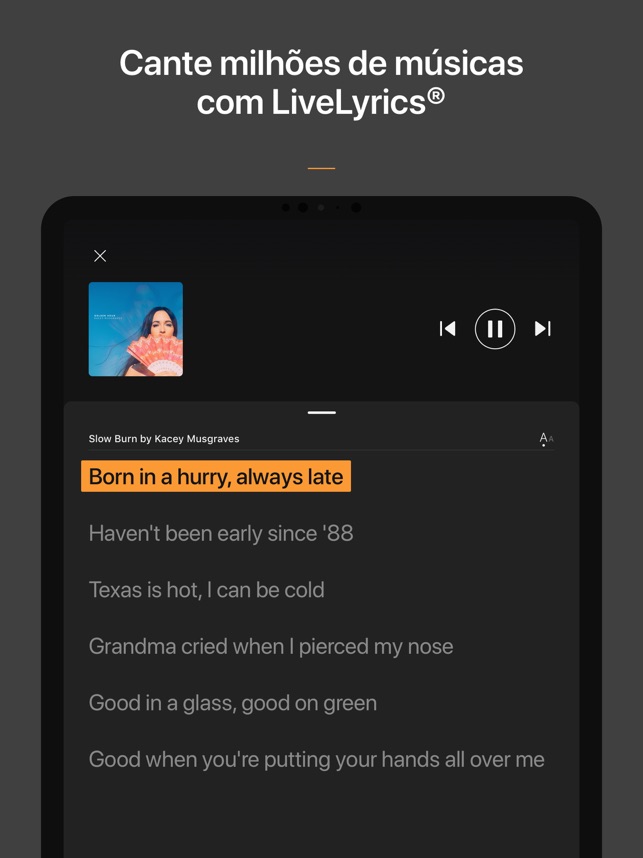 Nova versão do app SoundHound mostra letras da música em tempo real