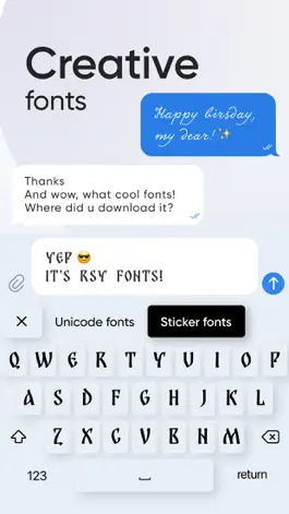 Game screenshot Aesthetic Fonts for Instagram apk