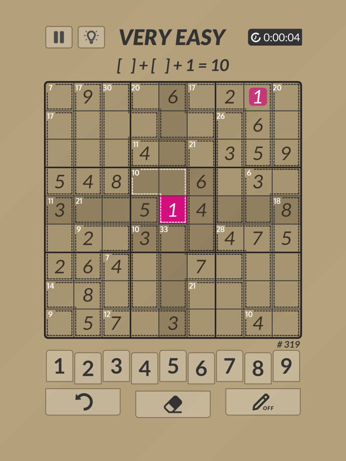 Killer Sudoku  X