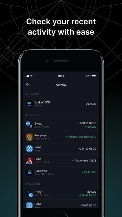 Solflare - Solana Wallet Screenshot