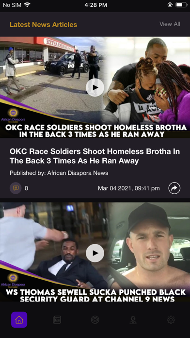 African Diaspora News Channel Screenshot