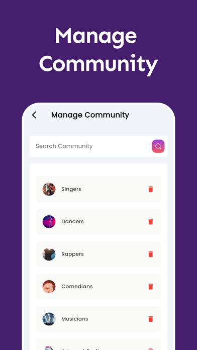 TKTalent show Admin Screenshot