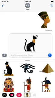 egypt mystery pyramid stickers iphone screenshot 2