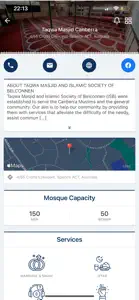 Taqwa Masjid Canberra screenshot #2 for iPhone