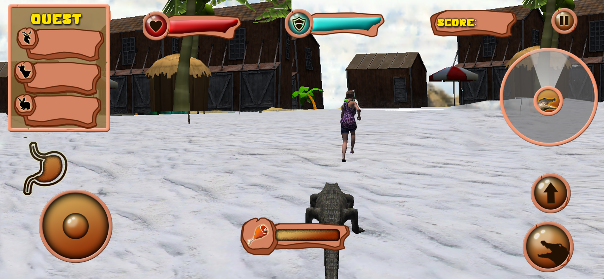 Crocodile Simulator Game 2022 screenshot 4