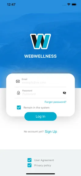 Game screenshot WebWellness apk