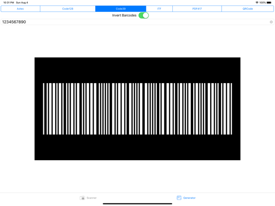 Barcode Factory + iPad screenshot