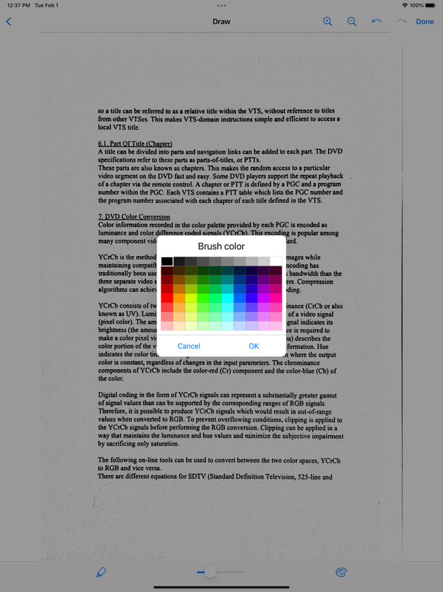 MDScan + OCR-skjermbilde