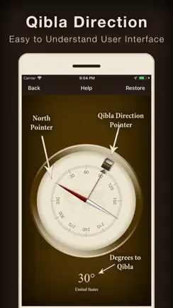 Qibla Compass (Kaaba Locator) iPhone image 3