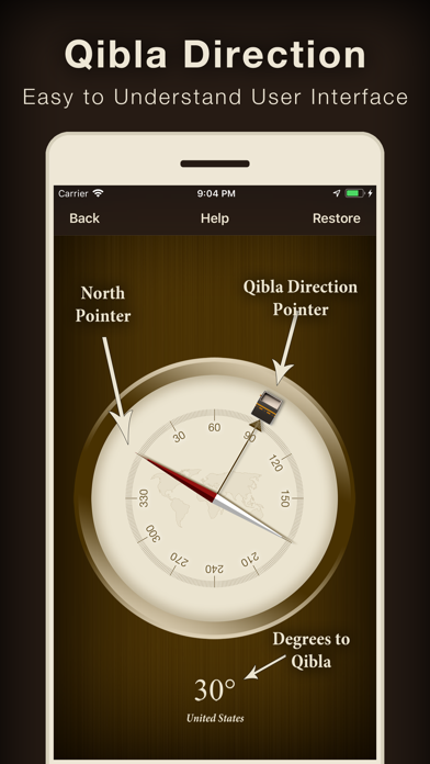 Qibla Compass (Kaaba Locator) Screenshot