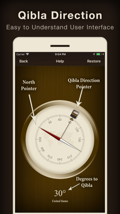 Qibla Compass (Kaaba Locator) screenshot 3