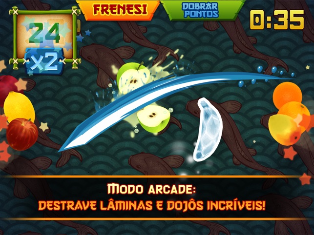 Fruit Ninja para iOS ganha ótima atualização e está agora todo em português  - MacMagazine