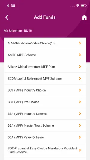 MPF Fund Platform screenshot 3