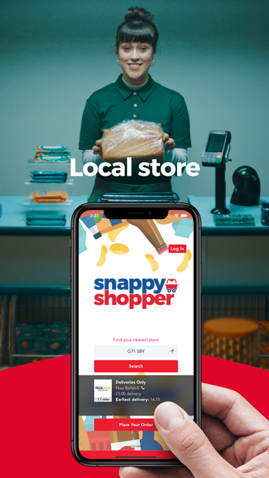 SnappyShopper Grocery Delivery Screenshot