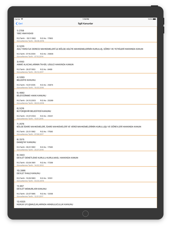 Screenshot #5 pour İdare Hukuku