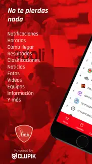 federación madrileña balonmano iphone screenshot 2