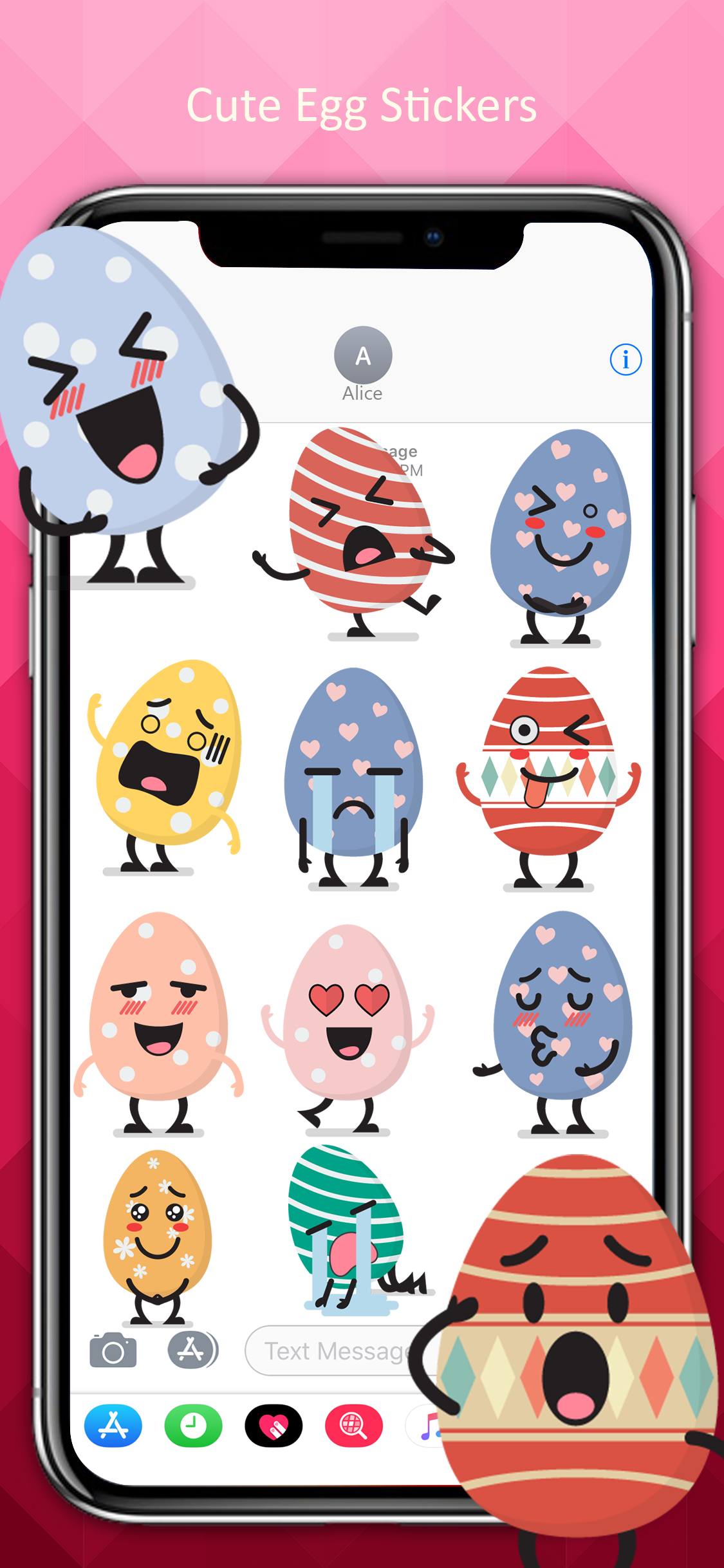 Runner Egg Stickers screenshot 3
