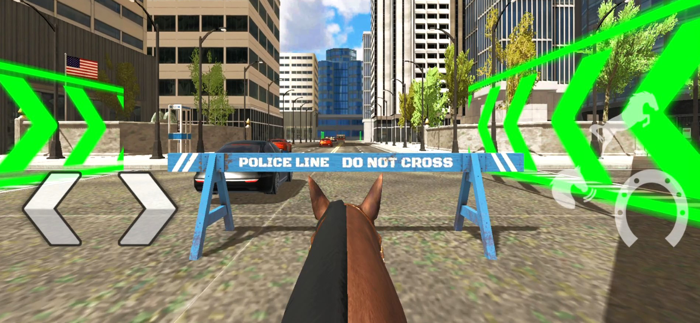 Horse Riding in Traffic