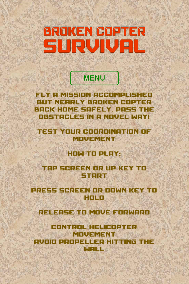 Broken Copter Survival