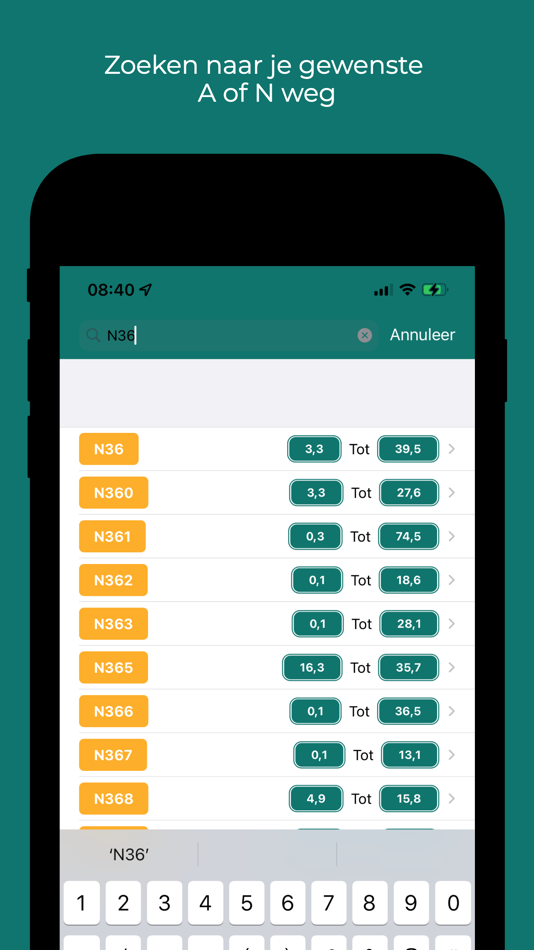 #2. HectometerPaal (iOS) 由: Julian van Heek