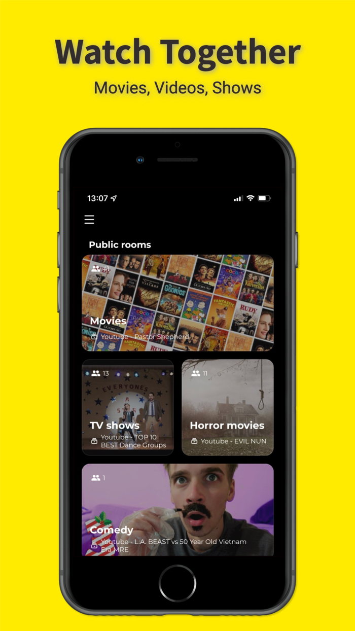 Watch movies together WEVER