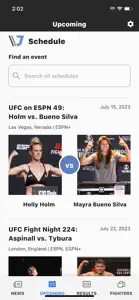 MMAjunkie screenshot #6 for iPhone