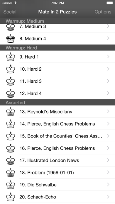 Screenshot #2 pour Mate in 2 Chess Puzzles