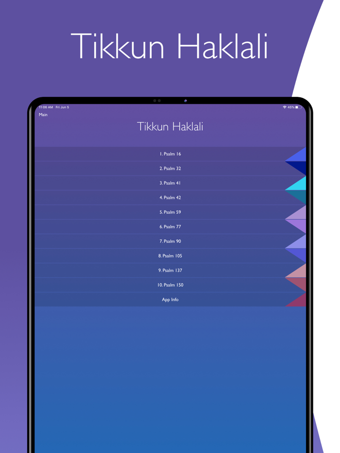 Tikkun Haklali App