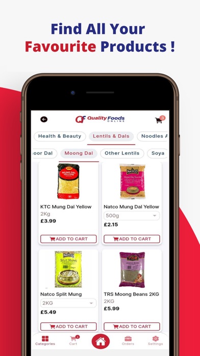 Quality Foods Online Screenshot