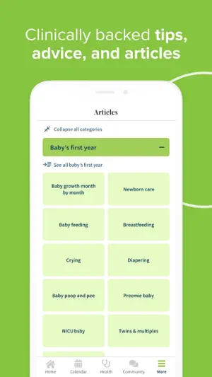 Ovia Parenting & Baby Tracker screenshot 4
