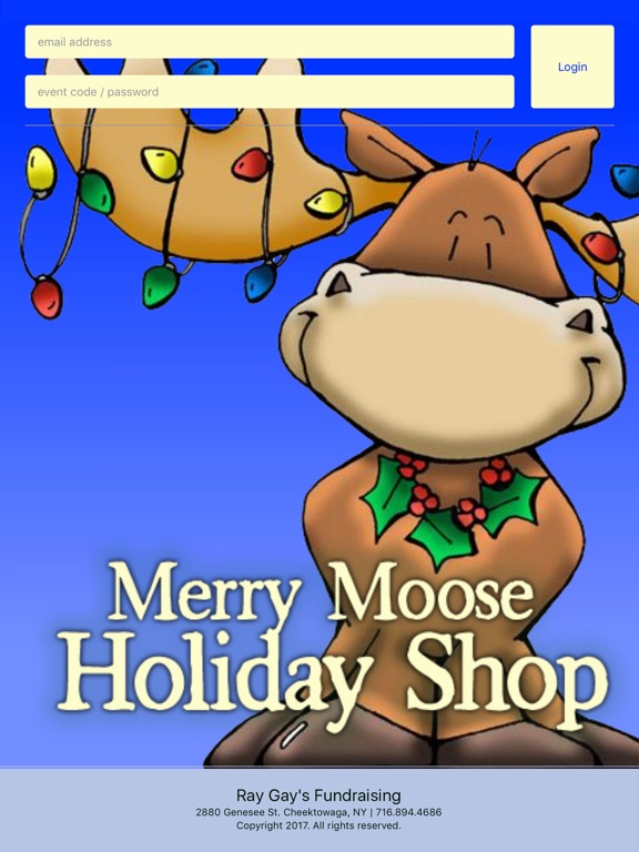 Merry Moose Holiday Shop iPad screenshot