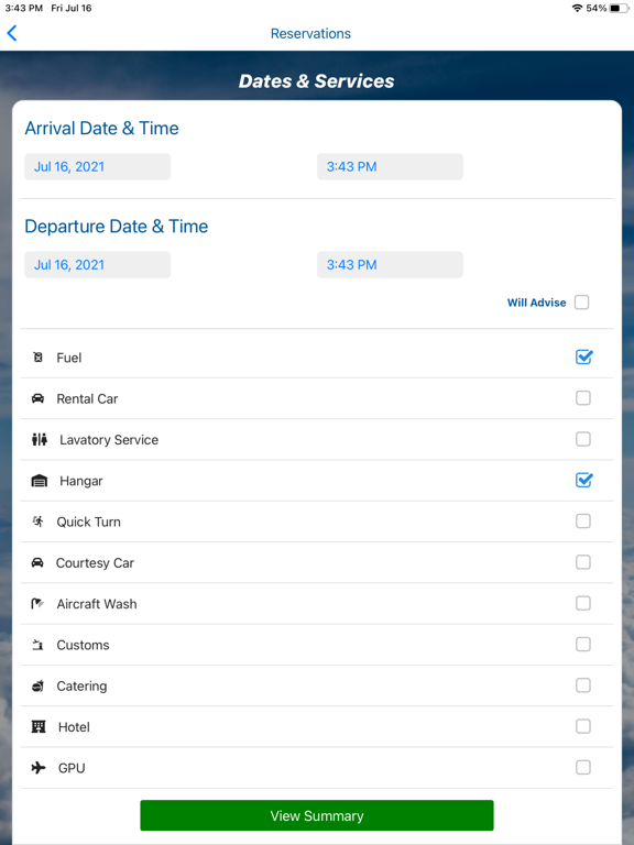 Banyan Air Service iPad screenshot 7 - Business app