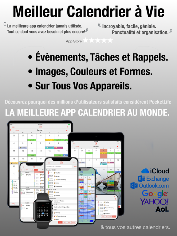 Screenshot #4 pour Calendrier PocketLife