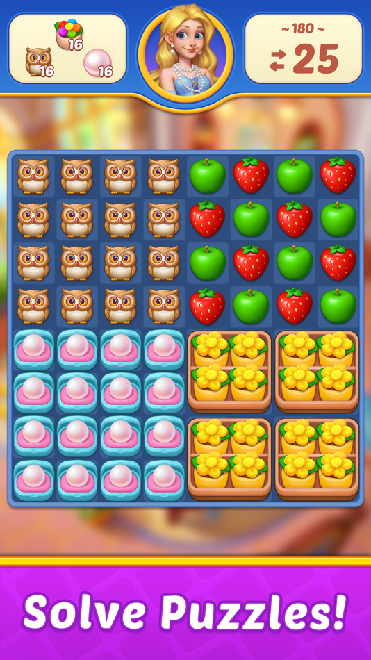 #7. Fruit Diary 2: Match 3 Offline (iOS) 由: Hangzhou Mengku Technology Co., Ltd.
