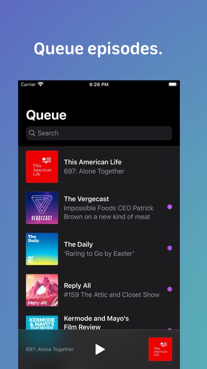 Podest Podcast Player