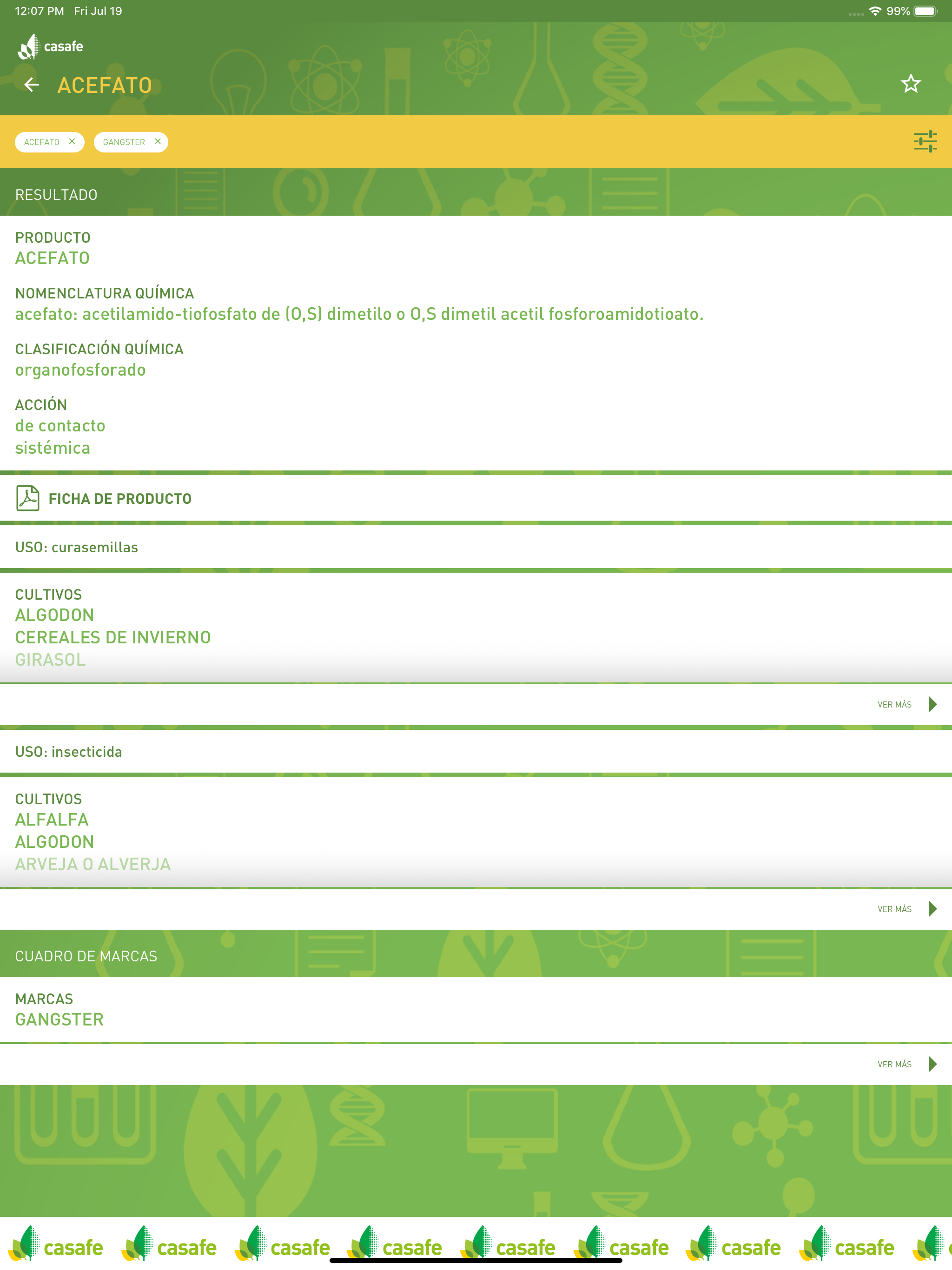 Guía Fitosanitaria de CASAFE screenshot 18