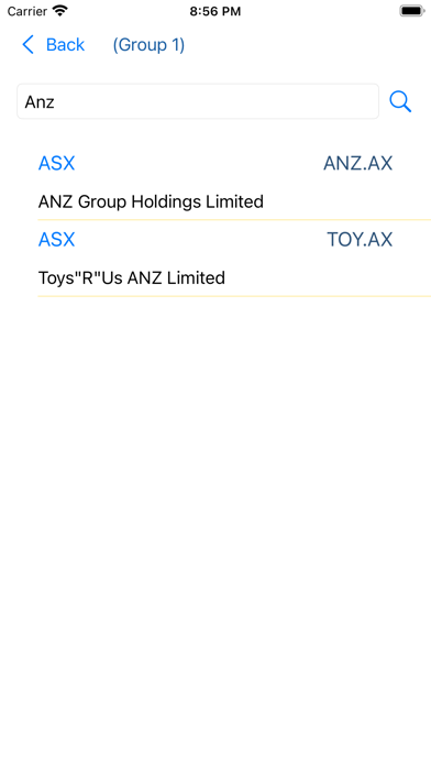 Australia Stock Quotes Screenshot