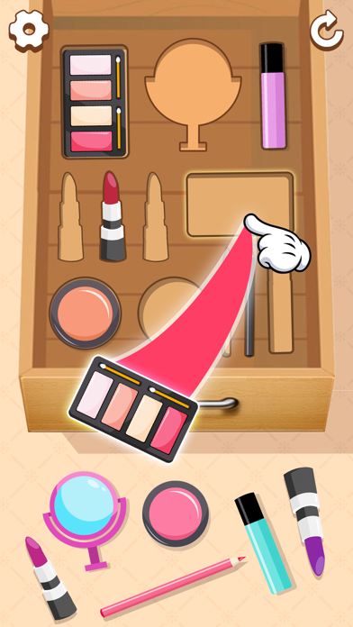 Fill the Hole Makeup Organizer Screenshot