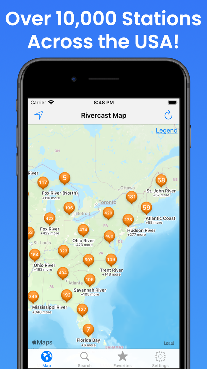 Rivercast - Levels and Forecasts