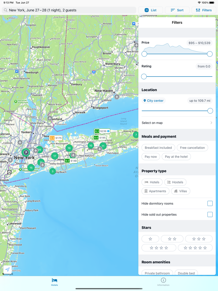 Hotels at the cheapest prices