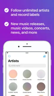 musicharbor - track new music iphone screenshot 2