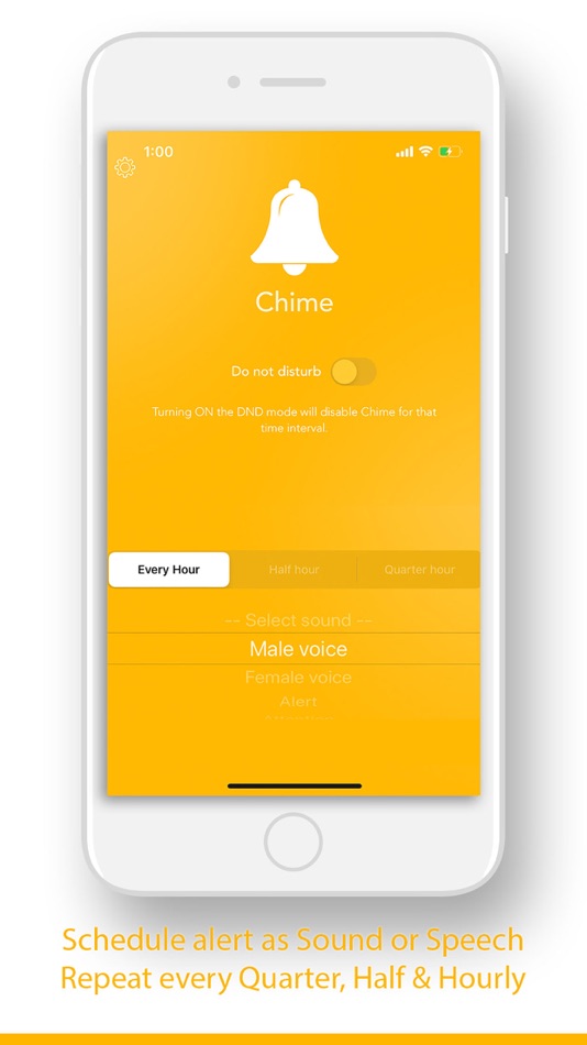 #2. Chime : Speaking Clock (iOS) بواسطة: Reeba Sebastian