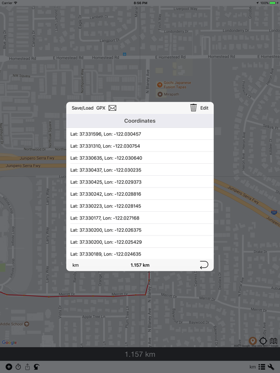 Screenshot #4 pour DistanceCalculator - Map tool