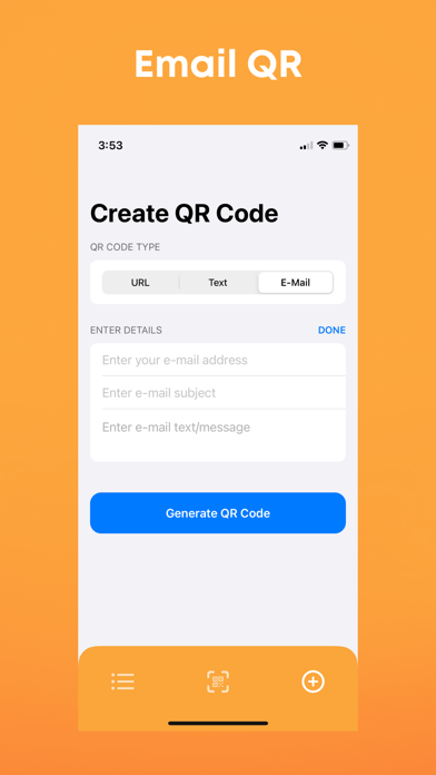 QR Code Generator + Reader Screenshot