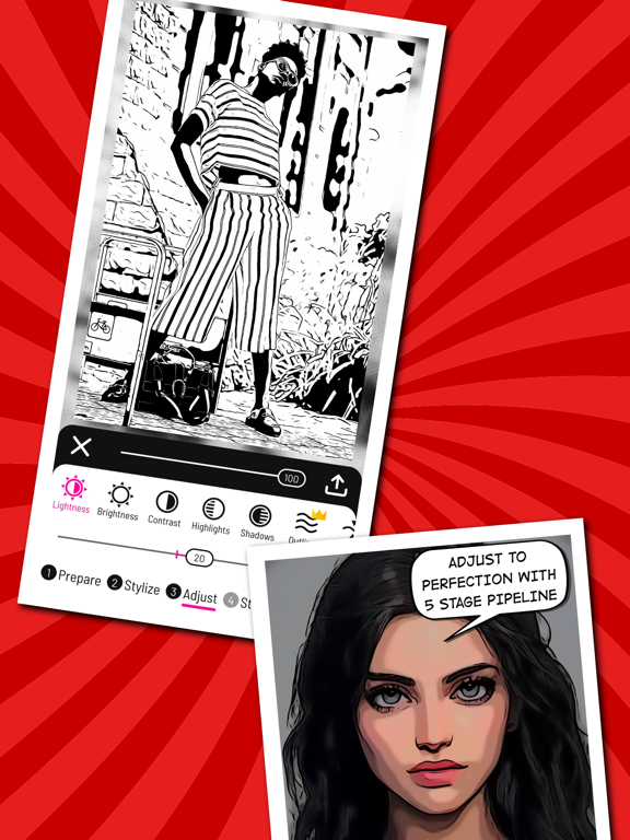 Toonita: Cartoon & Comic Maker iPad screenshot 8 - Photo & Video app