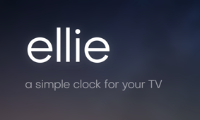Ellie - A Beautiful TV Clock 應用圖示，Apple TV App Store 畅销榜 第 18 名