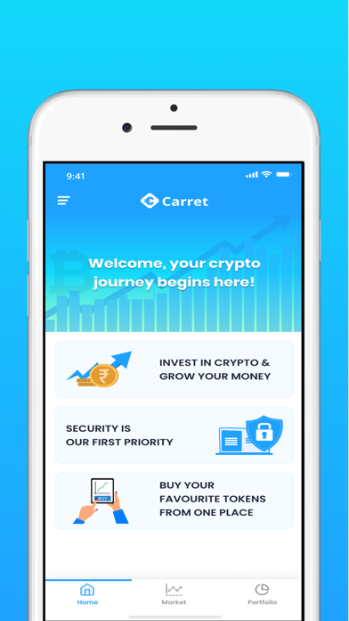 Carret - Crypto Saving Account Screenshot