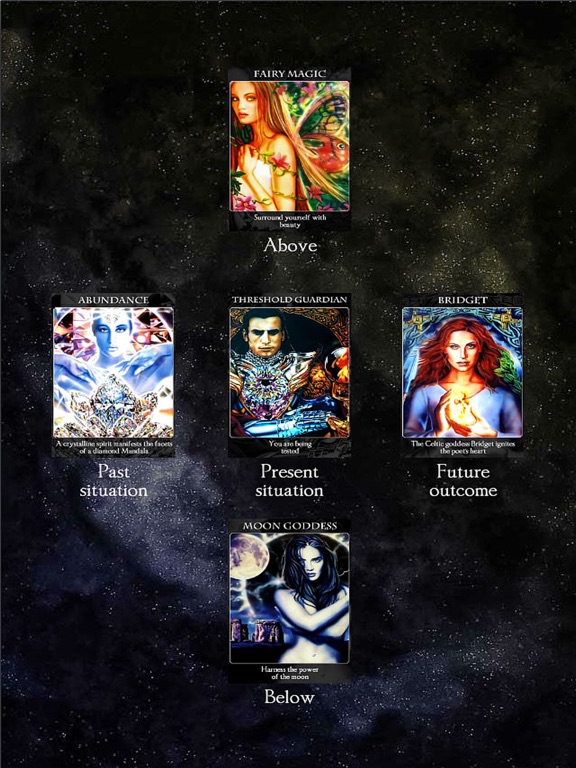 Crystal Wind Oracle Cards Lite iPad screenshot 5 - Lifestyle app