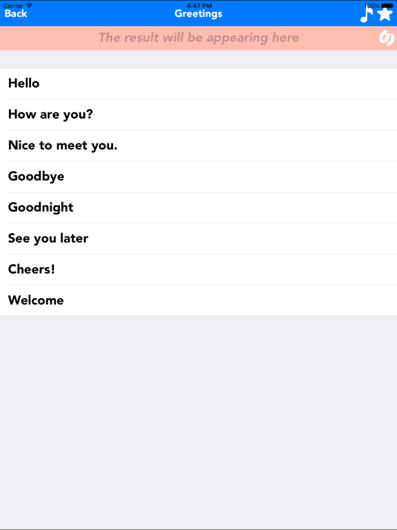 English to Esperanto Translate iPad screenshot
