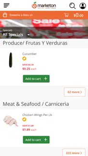 marketon supermarkets iphone screenshot 2